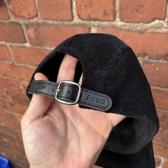 supreme corduroy 5 panel strap back hat - Picture 5 of 8